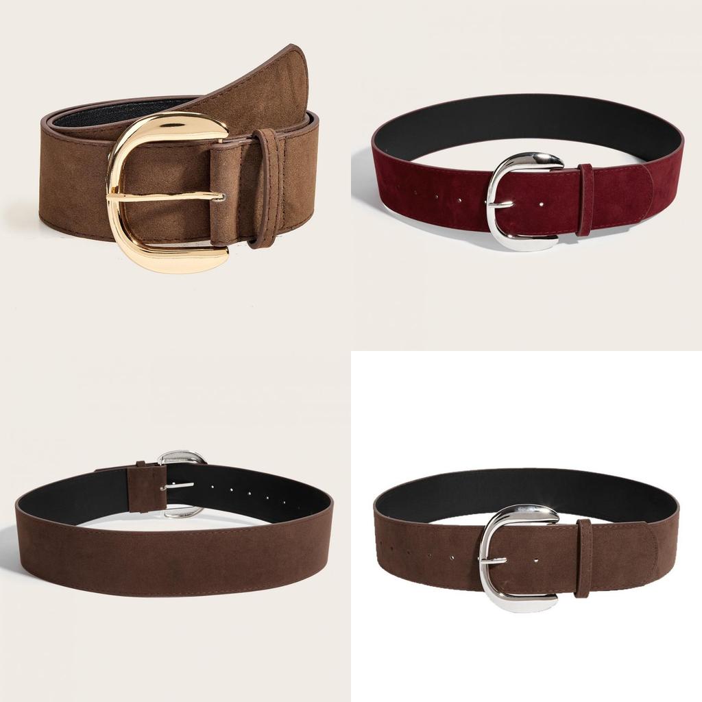 Vintage Mad Mad Stil Breiter Gürtel Für Damen Herren Taillenformer Mit Quadratischem Druckknopf Für Lässige Street Fashion