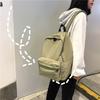 Zaino zaino scolastico giapponese leggero ragazza vintage zaino tinta unita nylon semplice zaino studente campus ins moda