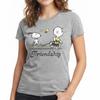 Peanuts Gang Snoopy Charlie Brown Woodstock Friendship BFF XOXO Retro Official Women's Gift T-Shirt