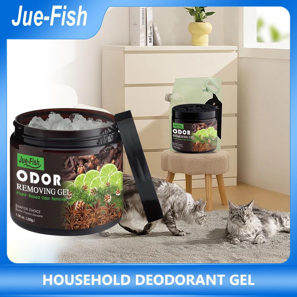JUE-FISH Household Deodorization Gel Kitchen Bathroom Living Room Deodorization Odor Absorption Air Freshness Retention Air Freshness Deodorant