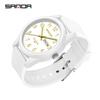 Sanda Quartz Double Calendar Waterproof Couple Wristwatch