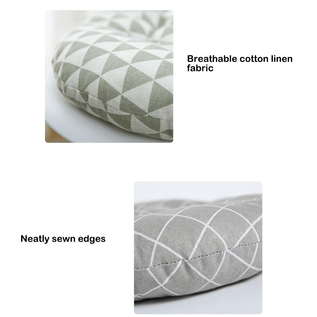 Seat Chair Cushions Seat Cushion 40 40 Cm Balcony Patio Seat Garden Round and Multifunctional Thickened Cushions