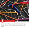 PB Swiss Tools Ball Head Hex Wrench Set with Inch Size 12-Piece L-Shaped Holder, 212Z.LH-12CBB
