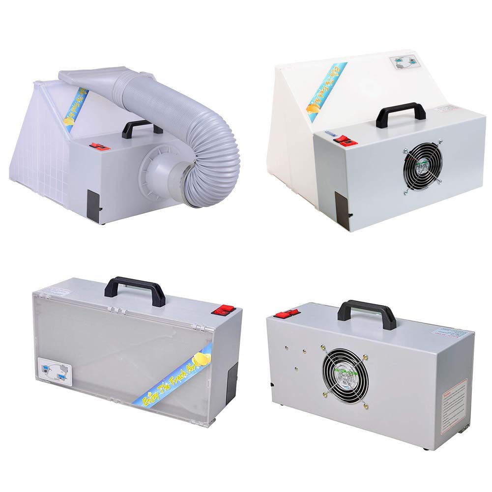 Ausuc Spray Booth, Spray Work Paint Booth, Airbrush System, Painting Booth for Airbrushing, for Painting Plastic Models and Miniatures