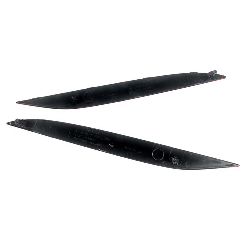 1Pair Left & Right Red Bumper Reflex Reflector Light Lamp 1034342-00-C 1034343-00-C for Tesla Model X 2016-