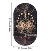 Crystal Shelf Display Wall Stand Wooden Carving Pattern Home Candle Holder Craft Display Stand Boho Style Crystal Hanging Stand