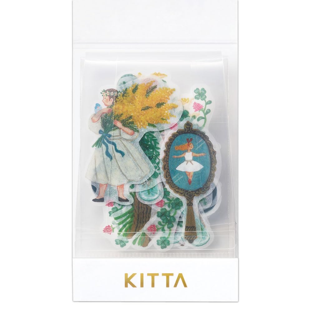 King Jim Flake Small and Portable Masking Tape KITTA Kurashi KITF001 Stickers,