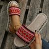 Women's Slippers Platform Summer Shoes for Women Beach Casual Heeled Sandals Bohemian Handmade Ladies Espadrilles