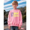 Kids Unisex Crewneck Sweatshirt, Retro 67 BRUH SIX SEVEN Letter Print Long Sleeve Pullover, Boys Girls Casual Sweatshirt For Kids Over 4 Years Old