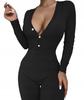 Women's Pajamas Valentine's Day Gift For Her With Flap Bow Black L