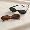 1pc Vintage Oval Sunglasses Women Luxury Brand Designer Small Oval Sun Glasses Retro Black Red Glasses Ladies Goggle