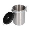 Stainless Steel Coffee Canisters with Calendar Wheel Exhaustable Coffee Jar for Home Coffee Shop