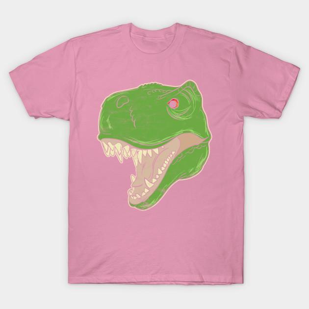T-shirt Dam Dinosaurie T Rex Tyrannosaurus Psykedeliskt Harajuku Tryck Kawaii T-shirt Sommar Kortärmad Dam T-shirt Topp Tee
