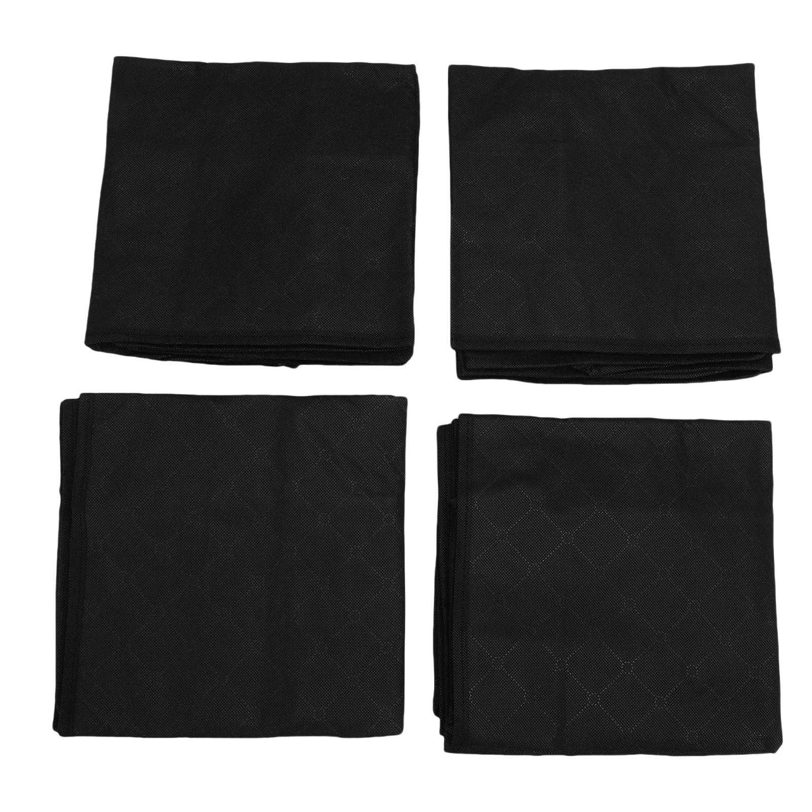 

4PCS Under Bed Storage Box 90L Non Woven Foldable Underbed Storage Containers with Clear PVC Window for Clothes