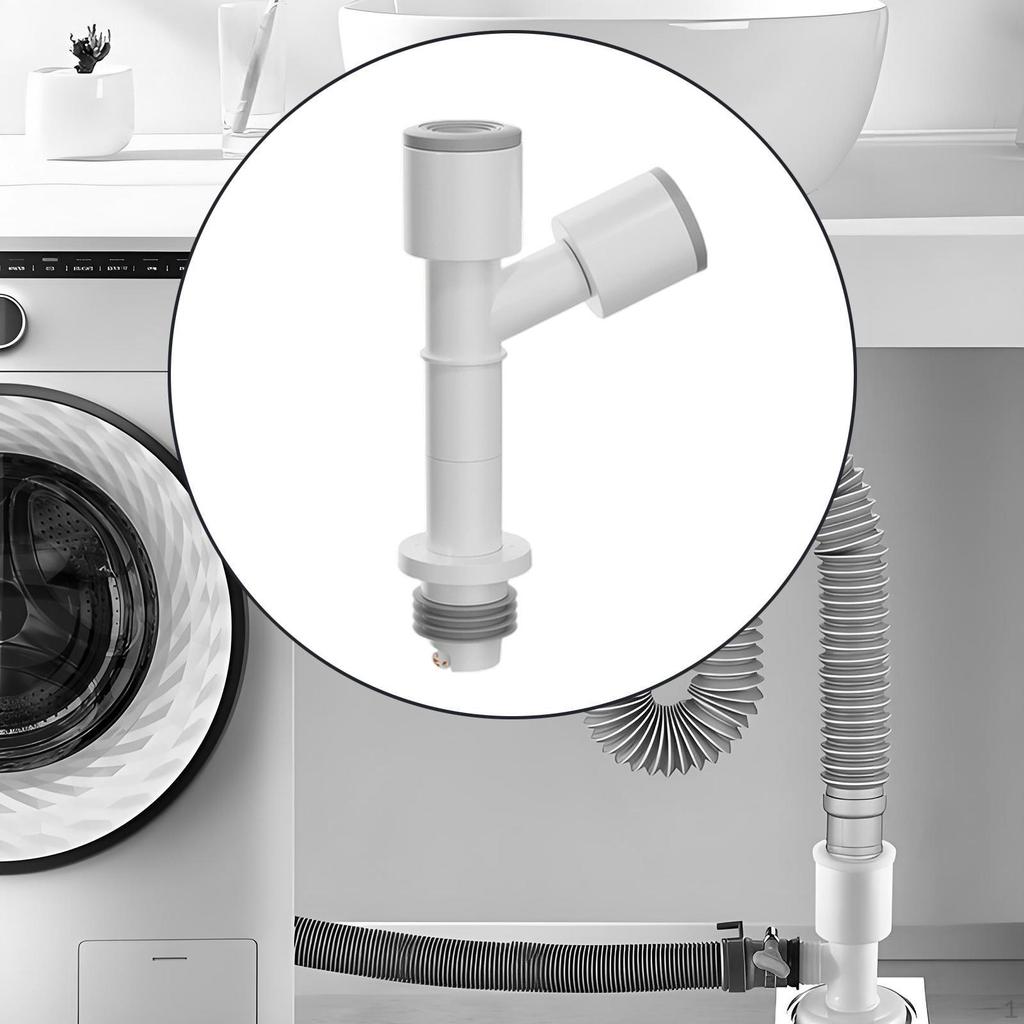Washing Machine Drain Connector Hose Coupler for Floor and Kitchen Sink