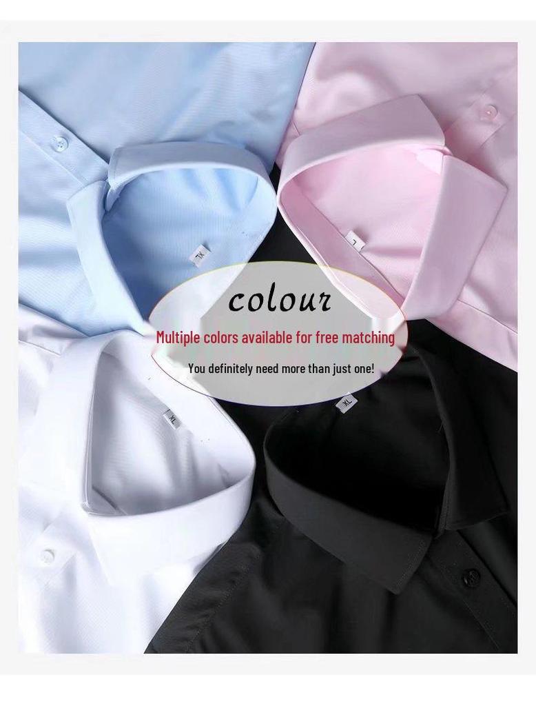 Pánská bílá košile s krátkým rukávem a černá košile s dlouhým rukávem - Stylové letní ležérní a business oblečení