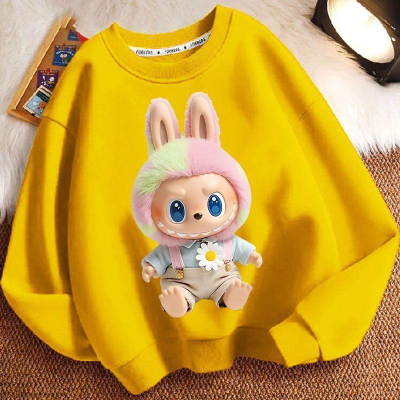 Barneklær Sweatshirts, Langermet Sweatshirts for Gutter og Jenter Om Våren og Høsten