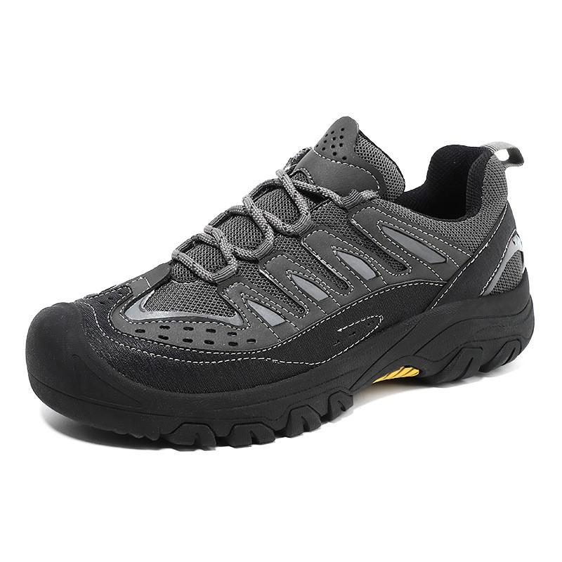 Mens Hiking Shoes Outdoor Trail Running Sneakers Low-Cut Breathable Walking Footwear
