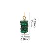1pc Natural Stone Beads Spacer Charms for Women Earrings Pendants Necklace DIY Handmade Crystal Stone Pendants Jewelry Making