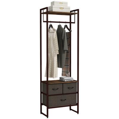 Compact Clothes Rail, with Drawers and Shelf