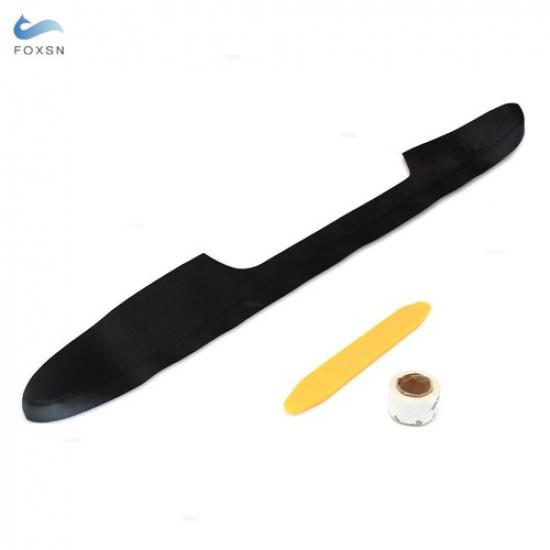 For 05-11 BMW 3 Series E90 Driver Door Handle Panel Armrest Leather Cover Black