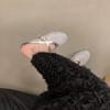 Fashion Bailamos Fashionable Mesh Women's Slipper Ballet Mary Jane Shoes Summer Walking Shoes Round Toe Buckle Flats Mujer