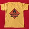 NIEUW Massive Attack Bandlogo Korte Mouw Geel Alle Maten Shirt AG2028 Unisex T-shirt