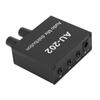 Stereo Mixer Audio Distributor 2 Input 2 Output 3.5mm Jack Plug and Play Aluminum Alloy Audio Mix Amplifier
