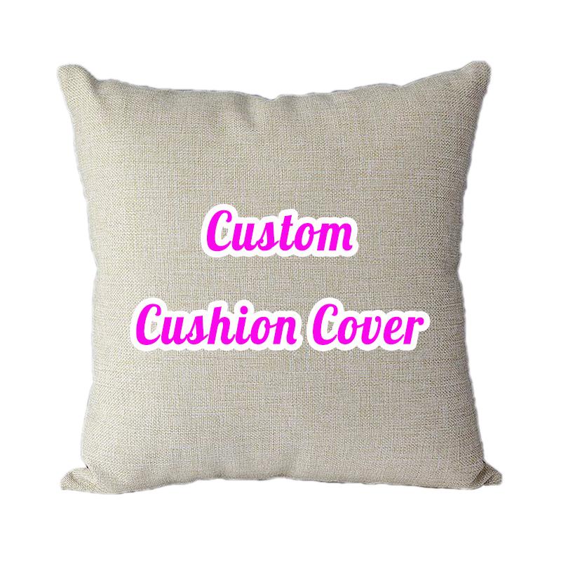 Personalized your image here printed custom cushion cover Wedding gifts Pets Personal Photos home decorative pillow case 45x45cm