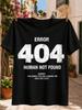 Fehler 404 Huunisex Nicht Gefunden Grafik Groß Rissig 404einfache Fehlermeldung Minimal Abgenutzt Tech Unisex Alle T-Shirts