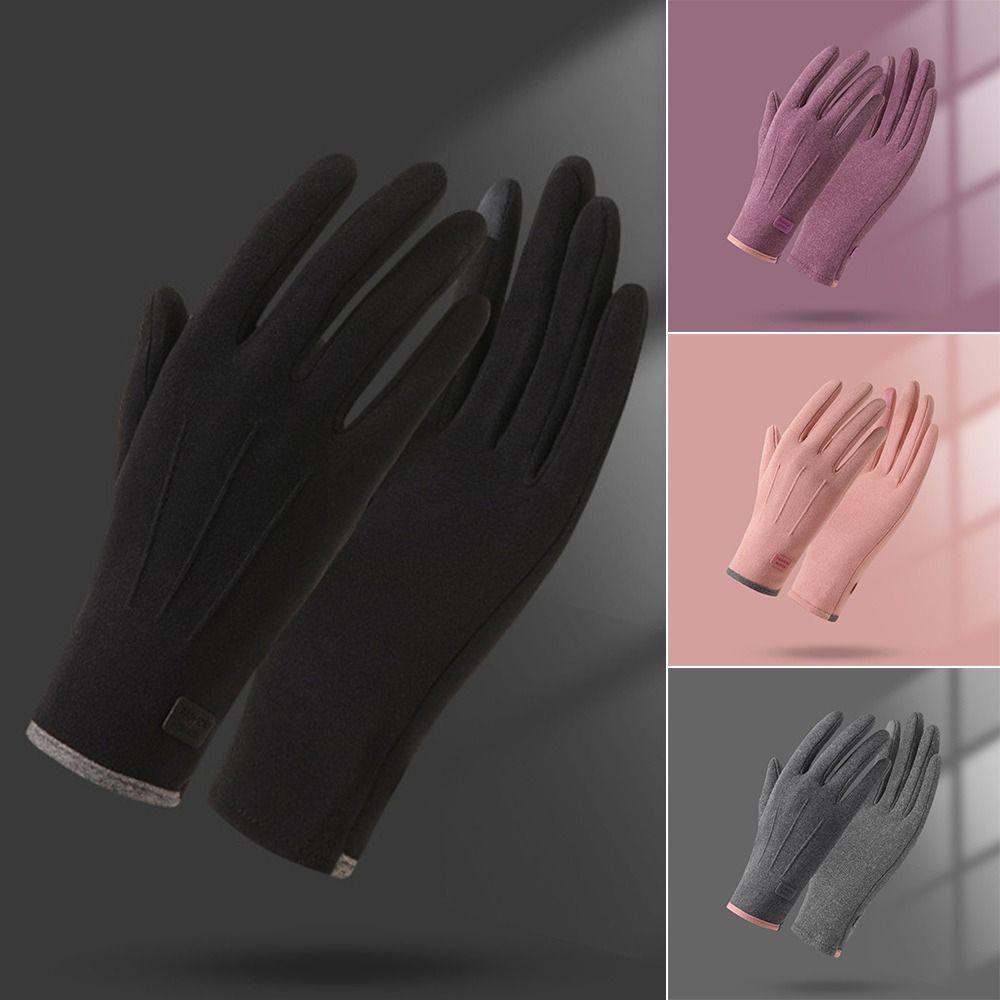 Velvet Warm Gloves Warmth Hands Cover Fashion Winter Gloves Winter