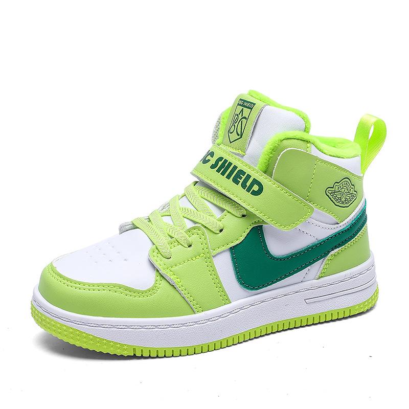 Children's Fashion Personalized Board Shoes 2025 Autumn and Winter Boys' Velvet Comfortable Warm Shoes Girls' Casual Outdoor Sports Shoes