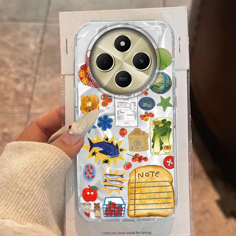 Seaside Scenery Wine Lemon Phone Case for Xiaomi Redmi Note 14 13 12 11 11S 10 9 10S Pro A5 A3 A4 A3X 9C 13C 14C 9C A1 A2 Cover