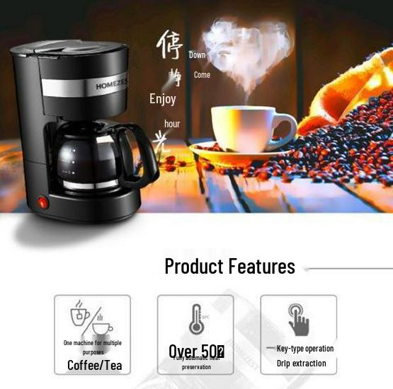 Cafetera y Tetera Inteligente Automática por Goteo para Hogar y Oficina