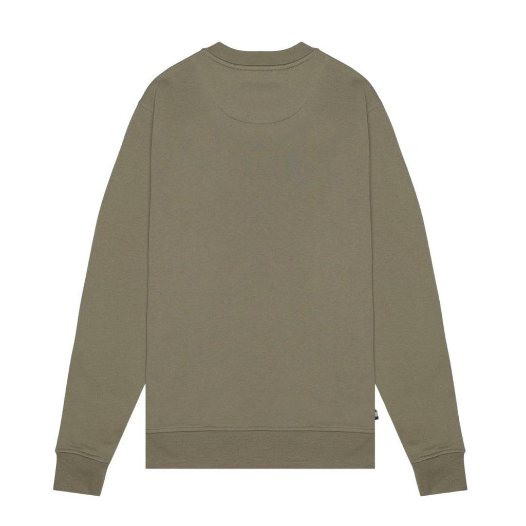 Aquascutum Herren Sweatshirt mit großem Logo und Rundhalsausschnitt