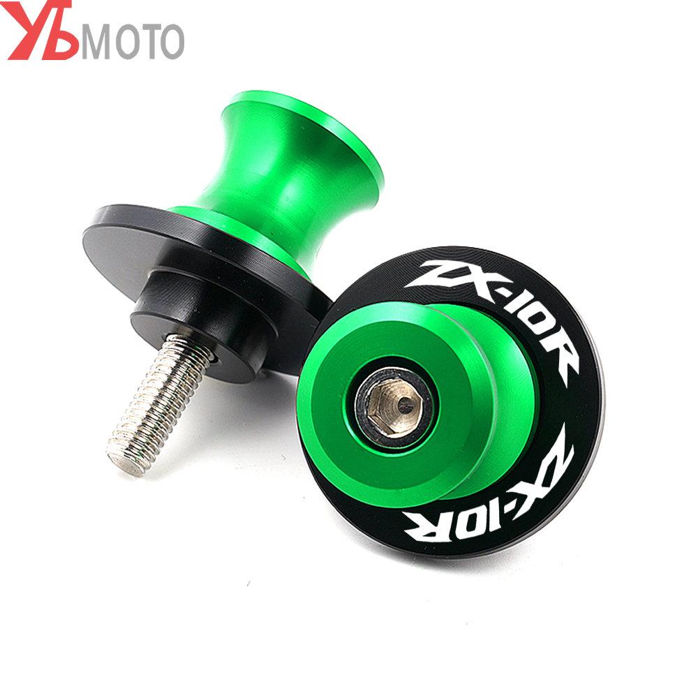 For Kawasaki Ninja ZX10R ZX-10R ZX 10R 10 R 2005-2009 2011- Motorcycle Accessories CNC Swingarm Spools Slider Stand
