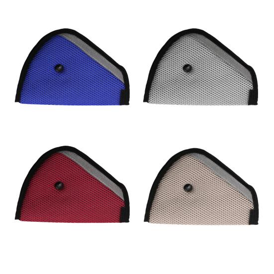 Universal Car Seat Belt Cover Triangle Safety Pad Clips for Baby Child Breathable Mesh Adjustable Secure Seat Belt Attachment