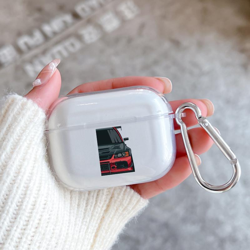 

Силиконовый чехол для Apple Airpods 2 1 Чехлы для наушников с крючком Япония JDM Спортивный автомобиль Для Airpod Pro 3 Pro2 Прозрачные защитные чехлы Airpods pro