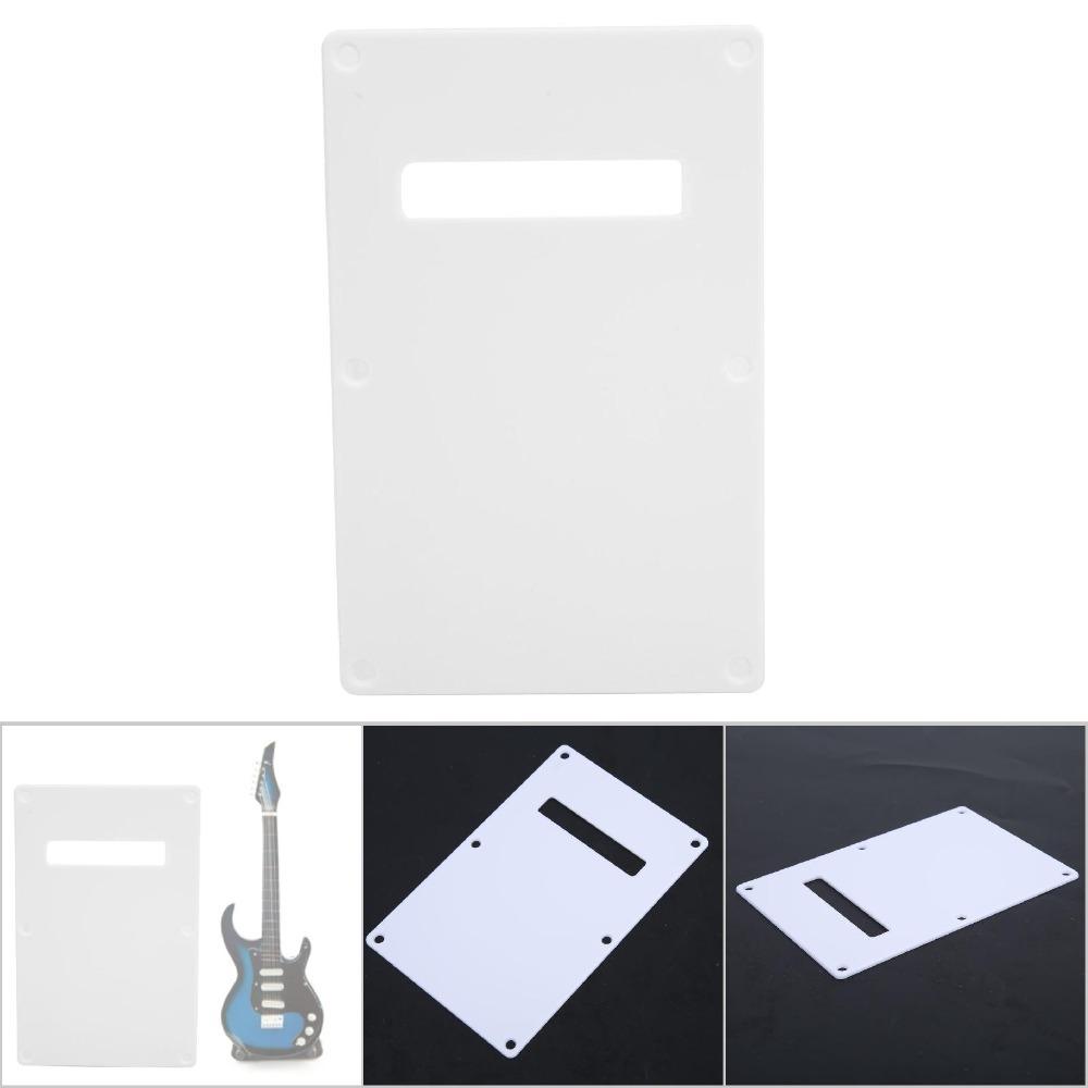 Black/White Electric Guitar Cover Plastic Pick Guard Plate Guitar Backplate For Electric Guitar