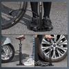 WEST BIKING Portable Bicycle Pump High Pressure Cycling Ball Inflator Standing Bike Hand Motorcycle Bike Tire Fill Pump Air Pump