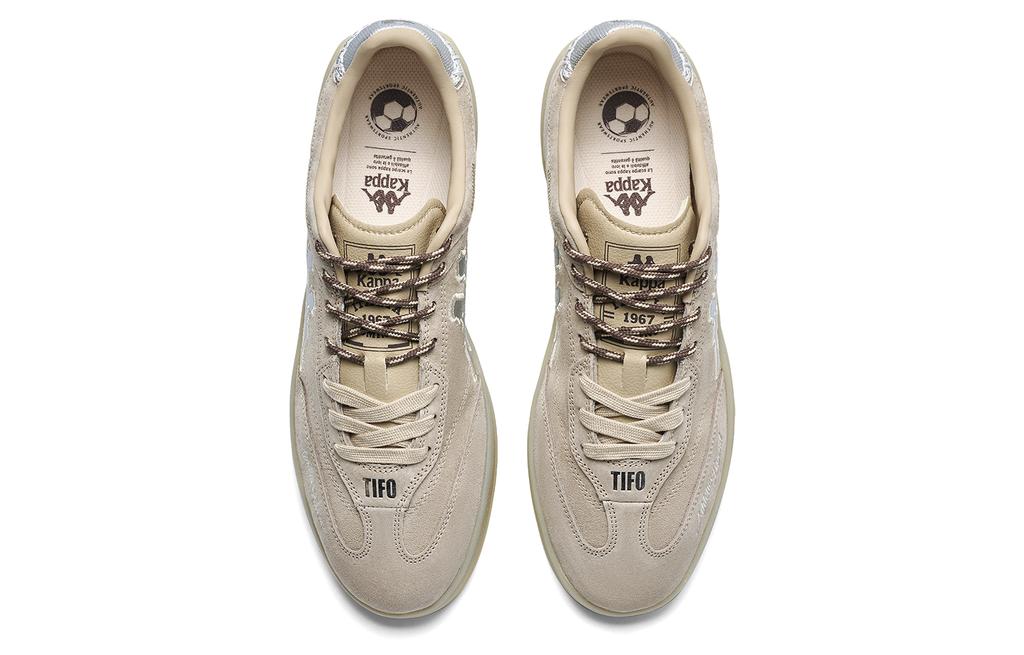Men's Sneakers Kappa Tifo Back To Back Low Top Skateboard Shoes Unisex Beige