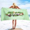 Summer Hawaii Beach Coconut Print Beach Towel Microfiber Bath Towels Bathroom Sport Bar Spa Golf Towel Quick Dry Swimming Cover