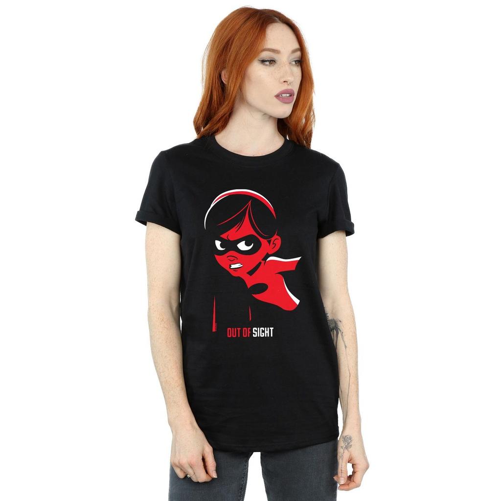 Disney Womens/Ladies Incredibles 2 Incredible Girl Cotton Boyfriend T-Shirt