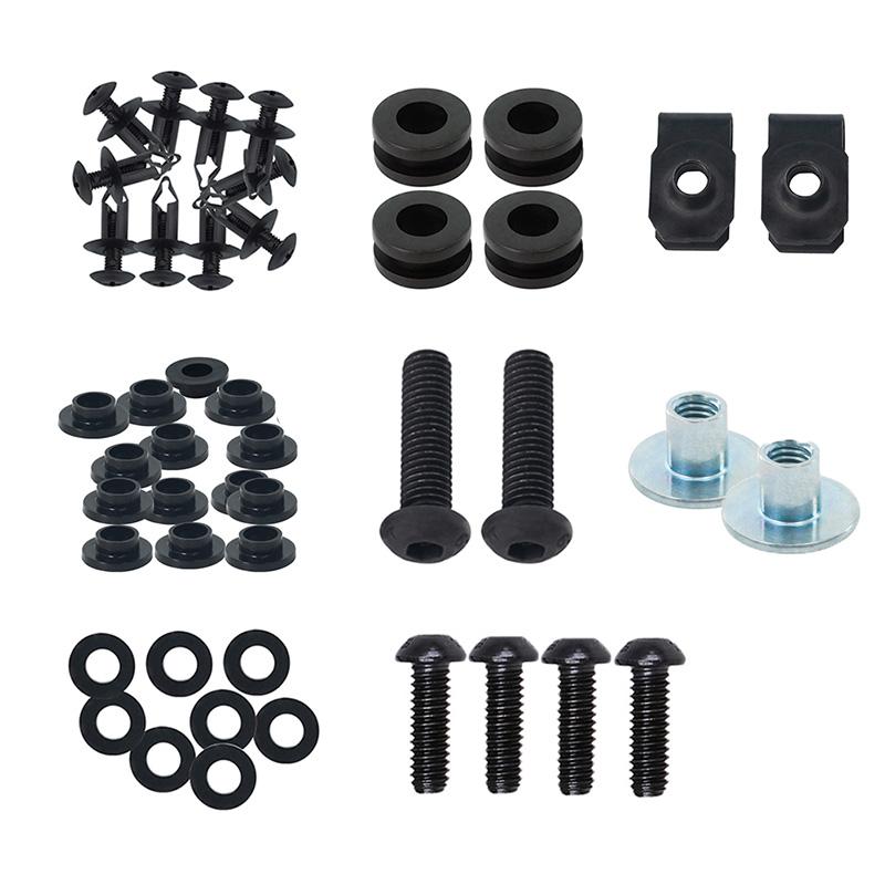 For Suzuki GSX1300R Hayabusa 1999-2007 1 Set Motorcycle Fairing Bolts Kit Black Fairing Bolt Kit