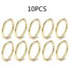 5-10 Pcs 16G Stainless Steel Hinged Nose Ring Clicker for Septum Tragus Helix Cartilage Daith Rook Piercing Jewelry
