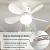 Dimmable LED Ceiling Fan Light - Adjustable Speed E27 Screw for Kids' Room