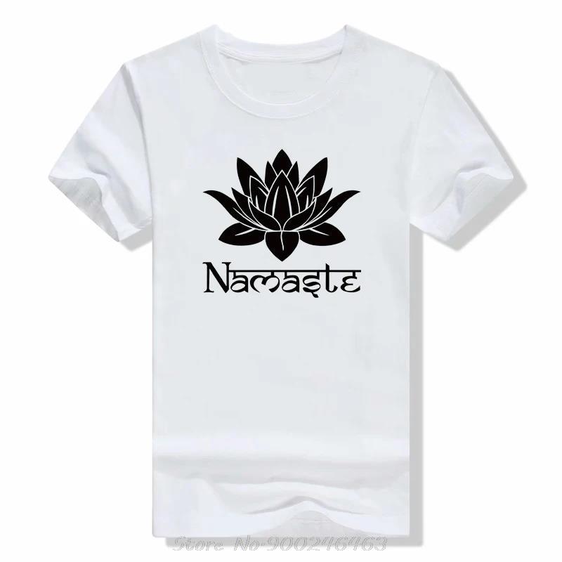 

Cartoon Lotus Yoga Meditation Namasle Tshirt Fashion Oversized Short Sleeve T Shirt Oneck Streetwear Unisex Cotton Tshirt S