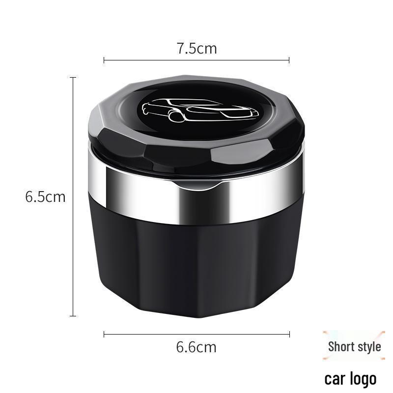 High Flame Retardant Car Ashtray with Lid & Light for 2025 GAC GS8/M8 Interior Modification