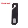Single/Double Hook Car Headrest Hook Premium Suede Rear Seat Hanging 20Kg Large Load-Bearing Hook Hanger Universal