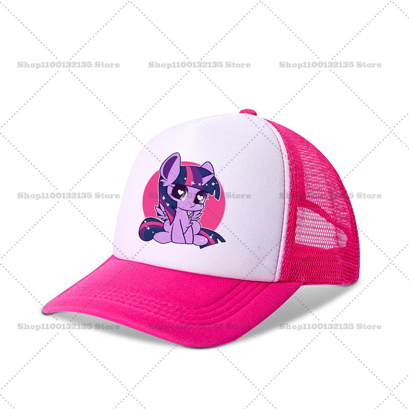 My Little Pony Girl Boy Baseball Cap Kawaii Sun Hat Parent Children Couple Women Casual Outdoor Hats Peaked Cap Birthday High Quality Gift